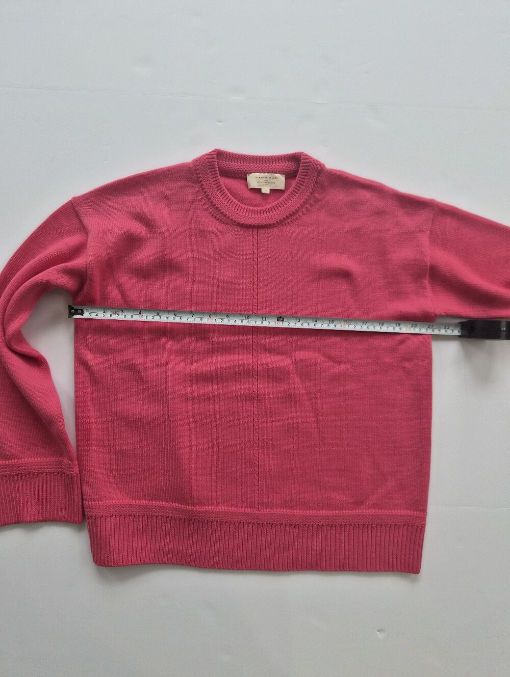 [Sezane] Bastien Jumper in Candy Pink, Size M, 100% Merino Wool, Italy - Picture 4 of 11